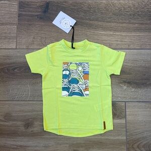 Deux Par Deux Sunny Lime Sneaker Tee